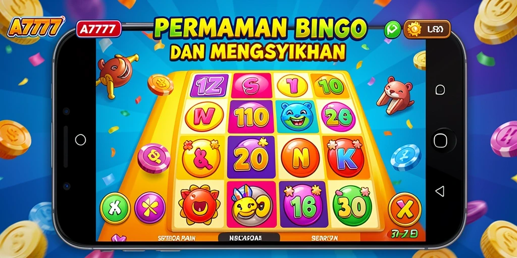 Tampilan menarik gameplay Bingo di A7777.