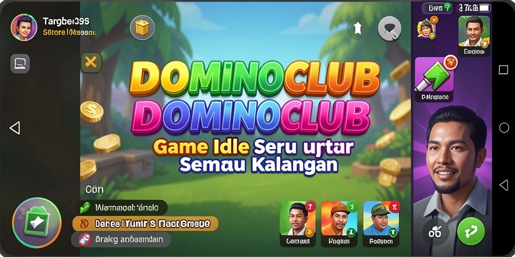 Tampilan gameplay menarik dari DOMINOCLUB dengan elemen strategi yang seru.
